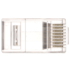 WTYK MODULARNY PRZELOTOWY RJ45T/6*P100 TYP EZ
